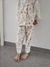 G.DUCKKIDS小黃鴨童裝女童睡衣秋夏季兒童家居服套裝女寶寶空調(diào)服秋冬裝衣服 米白色草莓  120 尺碼5~6歲【110-120cm】 曬單實(shí)拍圖