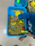 乐缔72件套装太空玩具沙子彩泥粘土男女孩生日礼物星空沙礼盒-沙色5斤 实拍图