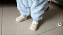 G.DUCKKIDS小黃鴨寶寶學(xué)步鞋秋冬季0-1-3歲嬰兒軟底鞋子兒童小白鞋休閑板鞋 米諾白-【學(xué)步鞋軟底防滑】 25碼/內長(cháng)15.0cm 曬單實(shí)拍圖