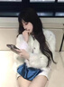 燦圖韓版針織衫毛衣服女春秋季氣質(zhì)高級(jí)感小個(gè)子外套(清倉(cāng)特價(jià)不退換 白色 常規(guī) 均碼 曬單實(shí)拍圖