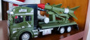 凌速 合金车仿真模型玩具车 1:48回力军事工程车  火箭运输车 导弹运输车6609-1 实拍图