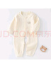 妙翡嬰兒連體衣春秋無(wú)骨新生兒衣服純棉A類(lèi)開(kāi)襠哈衣寶寶內衣睡衣爬服 黃色皇冠無(wú)骨開(kāi)哈60115 80cm 建議17-21斤 曬單實(shí)拍圖