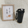ENO保溫杯男女生手提咖啡杯隨行便攜車載智能測溫刻字送禮新款水杯子 奶芙白（智能顯溫）禮盒裝 500ml 曬單實(shí)拍圖