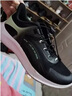 LI-NING KIDS李寧童鞋男童女大童春季網(wǎng)面透氣青少年羚越休閑跑鞋兒童運(yùn)動(dòng)鞋子 黑色/熒光水綠038-7 （抗菌鞋墊） 38  內(nèi)長(zhǎng)約24.9cm適合腳長(zhǎng)23.9cm 曬單實(shí)拍圖