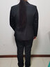 晨芙職業(yè)裝西裝套裝女春秋氣質(zhì)西服面試正裝售樓部工裝酒店前臺(tái)工作服 黑色西裝+西褲 XL 建議100-110斤 曬單實(shí)拍圖