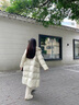 她芙（tafu）品牌女裝白鵝絨羽絨服女長(cháng)款2025冬季新款加厚過(guò)膝寬松保暖外套 科技灰 M 110-125斤 曬單實(shí)拍圖