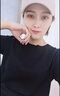 清迎100%純棉短袖T恤女吸汗2025秋冬季新款圓領(lǐng)純色五分袖氣質(zhì)針織衫 灰色（D31） M （適合體重90-105斤） 曬單實拍圖