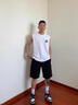 it.new男士背心夏季新款純色休閑運(yùn)動(dòng)無(wú)袖體恤寬松薄款純棉坎肩上衣服 深灰色(B) L （偏大，建議125-145斤） 曬單實(shí)拍圖