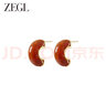 ZEGL復(fù)古C圈耳環(huán)美拉德耳釘新款送女朋友禮物情人節(jié)生日 復(fù)古半圓耳環(huán) B款 曬單實(shí)拍圖