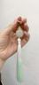 繆色（MiU Se）白玉綠菩提跑環(huán)配飾墨綠色流蘇漸變蓮花手持穗子手串DIY吊穗吊墜 茶青A23-308 曬單實(shí)拍圖