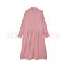 MUJI IDEE 女式 襯衫連衣裙 GAC08C2S 春夏新品多巴胺 煙熏粉色 均碼 曬單實拍圖