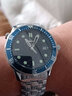 【二手99新】歐米茄海馬系列男表自動機械300米防水潛水表日歷精鋼日期顯示男士腕表二手名表夜光多款選 007限量款藍：2226.80.00 曬單實拍圖
