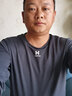 HOTSUIT 后秀短袖T恤男秋季男士速干衣吸汗跑步健身半袖冰絲上衣訓練服 風(fēng)暴灰（長(cháng)袖） XL 曬單實(shí)拍圖