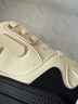 斐樂(lè )（FILA）FUSION斐樂(lè )潮牌BANK DX女鞋場(chǎng)下滑板鞋新款時(shí)尚厚底鞋 古白色/黑-AB 39 曬單實(shí)拍圖