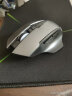 英菲克（INPHIC）A1 无线蓝牙三模鼠标可充电办公轻音鼠标 电量显示 笔记本电脑通用蓝牙5.0 金属灰 实拍图