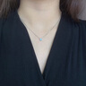法蔻 FARCOKO項鏈女銀閃鉆簡(jiǎn)約氣質(zhì)鎖骨生日禮物送女友老婆銀5mm單鉆項鏈（超大方） 曬單實(shí)拍圖