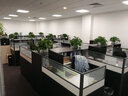 世紀柏源職員辦公桌電腦桌工位屏風(fēng)隔斷辦公桌椅組合簡(jiǎn)約現代辦公室卡座 干字型六人位（不含活動(dòng)柜） 不含椅 曬單實(shí)拍圖