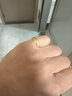 喜緣祥珠寶足金999黃金戒指平面光圈顯大顯寬光面純金戒指生日禮物 金重14.72g 曬單實(shí)拍圖