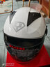 YOHE  永恒3C頭盔摩托車(chē)頭盔四季男女半盔保暖安全帽雙鏡片大半盔868 珠光白3C XL碼建議（57-59cm) 曬單實(shí)拍圖