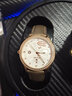 關(guān)帝【名表】手表機械表禮物女表鑲鉆進(jìn)口機芯送女友老婆禮物L(fēng)C2035 茶色 曬單實(shí)拍圖