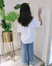 藍(lán)貝妮童裝女童套裝夏季兒童衣服洋氣服裝闊腿褲短袖中大童女裝女孩夏裝 白色小象 140 碼建議身高130CM 曬單實(shí)拍圖
