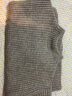 无印良品 MUJI 女式 含牦牛绒羊毛棱纹编织 高圆领宽版毛衣 长袖针织衫 燕麦色 XS-S （155/80A） 实拍图