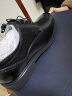 金利来（goldlion）男鞋正装商务休闲鞋舒适轻质透气时尚皮鞋58083057101A-黑-38-码 实拍图