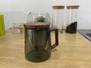 韻無涯 茶杯 帶過濾分離玻璃泡茶杯喝茶水杯子男士辦公杯帶茶漏花茶普洱茶具杯480ml 墨色趣笙杯 曬單實拍圖