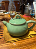 龍泉青瓷 創(chuàng)意家用功夫茶具泡茶壺中式茶壺竹韻手工壺辦公室會客水壺單壺 朱砂胎梅子青-禮盒裝 曬單實拍圖
