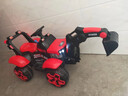 兒童挖掘機玩具可坐可騎電動(dòng)可坐人挖土機玩具車(chē)超大3-8歲禮物 新紅-全電挖機+拖車(chē)+安全帶 頂配帶遙控/搖擺-雙驅+雙大電瓶 曬單實(shí)拍圖