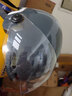 曉安電動(dòng)車(chē)頭盔3c認證夏季男女士摩托車(chē)騎行半盔電瓶車(chē)四季通用安全帽 安第斯灰0811M 54-58CM頭圍 曬單實(shí)拍圖