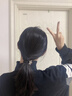伊黛兒高級感水鉆頭繩女東大門(mén)發(fā)圈高彈力橡皮筋扎馬尾發(fā)圈新款頭飾 F3090氣質(zhì)2件套 曬單實(shí)拍圖