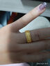 老廟黃金戒指足金999古法花絲寬面婚戒女戒復古送女友老婆生日節禮物 復古皇冠花絲戒指14#/約4.43g 曬單實(shí)拍圖