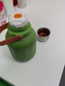 Vanow保溫杯大容量長(cháng)效保溫水杯子不銹鋼泡茶戶(hù)外嬰幼兒泡奶兒童水杯子 青草綠1000ml 曬單實(shí)拍圖