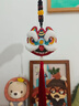 哈尼手工（HoneyDIY）哈尼 醒獅平安符刺繡diy手工小件自繡獅子護身符荷包刺繡 藍醒獅流蘇款 曬單實拍圖