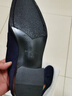 By Creations 柏品男士商務(wù)休閑牛皮革樂福鞋絨面流蘇一腳蹬男鞋懶人鞋 藏青色 42 曬單實(shí)拍圖