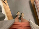 ZHZO椰子鞋男350臟橙天使?jié)M天星網(wǎng)面透氣莆田男鞋運(yùn)動(dòng)跑步休閑鞋子男 臟橙(真爆) 41 曬單實(shí)拍圖