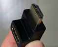 绿联（UGREEN）HDMI公对母转接头 HDMI高清转换器线 电脑机顶盒接电视转接口 L型直角90度直头转弯头 20110 实拍图