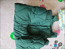 G.duck寶寶秋冬背帶褲加絨洋氣嬰兒羽絨棉連體褲加厚保暖兒童棉褲可開(kāi)襠 青綠色 80 身高73-80 身高73- 曬單實(shí)拍圖