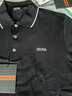 ZEGNA【七夕禮物】杰尼亞男裝黑色彈力棉質(zhì)短袖Polo衫 黑色 50 (M)偏小一碼 曬單實(shí)拍圖