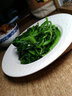 LICHEN純白骨瓷菜盤碟子家用浮雕陶瓷餐具創(chuàng)意歐式西餐盤微波爐適用 8英寸湯盤 曬單實(shí)拍圖
