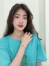 施蔻18k金四葉草手鏈女士紅瑪瑙時尚手串生日禮物送女友老婆紀念日 k18彩金四葉草手鏈+高檔花盒 曬單實拍圖