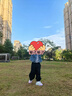 ASK JUNIOR女童套裝2025秋裝小童撞色卡通T恤運(yùn)動長褲兩件套 黑色 120 曬單實(shí)拍圖