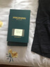 豪門（PROMAN）3條裝男士羅紋棉高腰平角內(nèi)褲中老年人四角內(nèi)褲寬松大碼棉學生 麻灰+麻灰+深藍 XL 175/100 曬單實拍圖