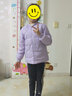 G.duck冬季新款兒童羽絨服男女童韓版純色內膽中大童學(xué)生校服 淺紫色 150 cm 曬單實(shí)拍圖