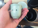 上作 汝窯茶杯 悠然 陶瓷茶具套裝開(kāi)片可養辦公用茶具套裝 悠然快客杯皮盒裝 曬單實(shí)拍圖