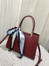 viney單肩包包女包紅色新娘婚包媽媽包中年生日禮物送女友老婆 【紅色】高檔實(shí)用大容量手提托特包 曬單實(shí)拍圖
