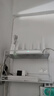 柳趣路由器置物架免打孔墻上墻壁電視機頂盒收納盒壁掛放置架wifi盒子 白色大號—雙層 曬單實(shí)拍圖