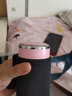 希諾（heenoor）雙層玻璃杯抗菌杯女防燙隔熱茶杯子銀離子杯商務(wù)便攜口杯小巧口杯 XN1951【270毫升】粉色 曬單實(shí)拍圖