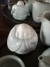 陸寶茶寵擺件可養陶瓷玩偶茶玩彌勒佛茶配件茶席用品富貴吉祥送禮禮物 青瓷冰裂（禮盒裝） 曬單實(shí)拍圖